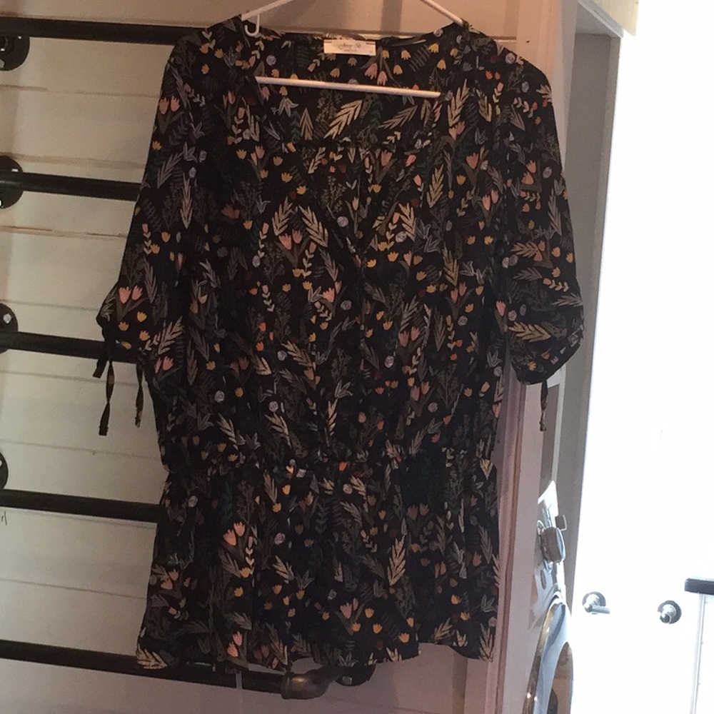 Modcloth 2x Floral Print Top